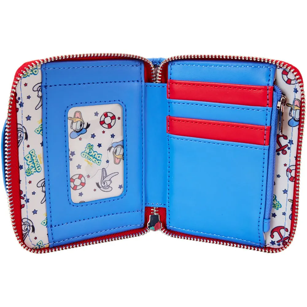 Loungefly Donald Duck 90-årsjubileumslommebok, Multicolor, One Size Loungefly Donald Duck 90-årsjubileumslommebok, Multicolor, One Size