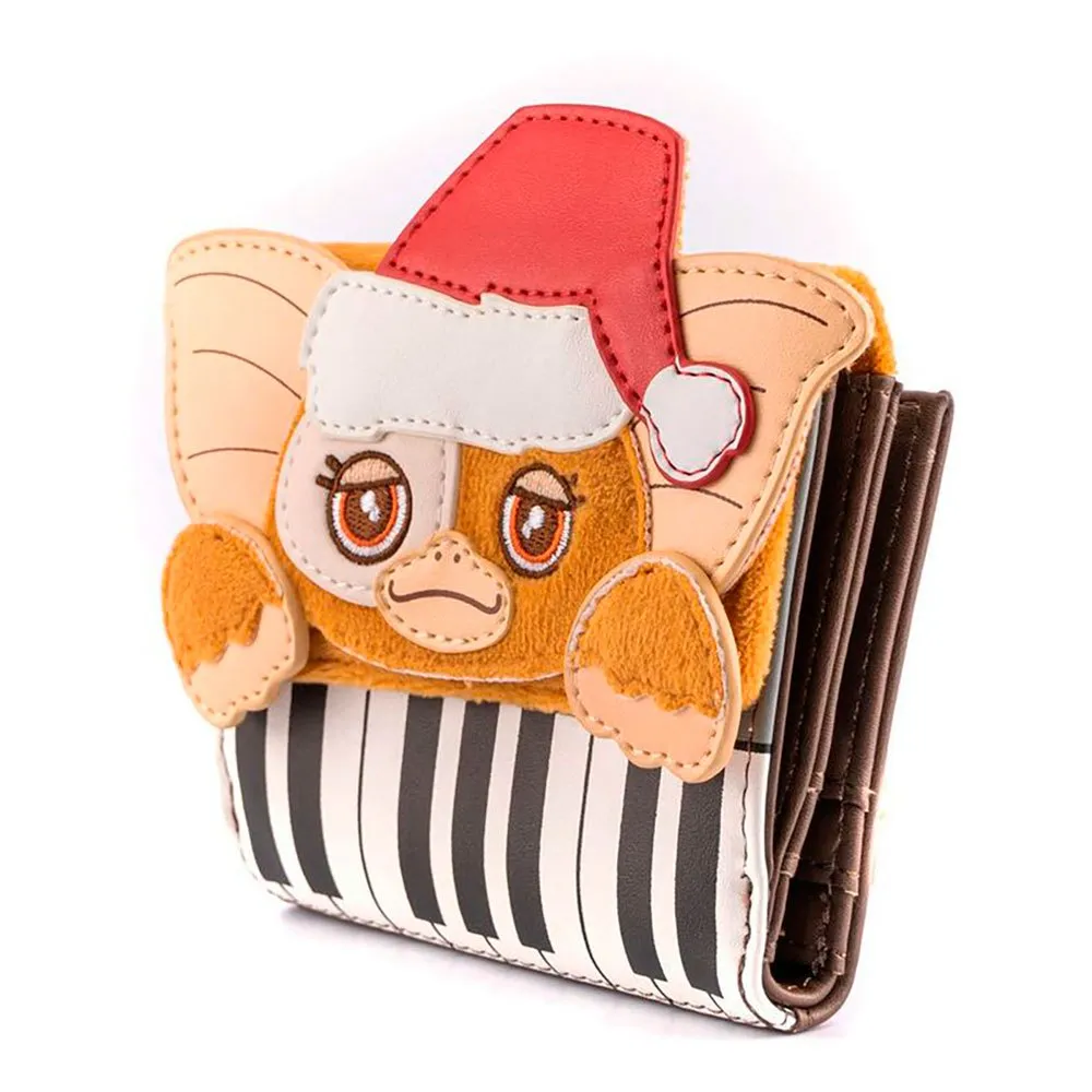 Loungefly Gizmo Jul Lommebok, Black / white / orange, One Size