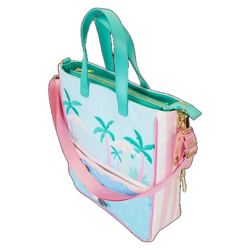 Loungefly Minnie Mouse Ferie Stil Tote Bag, Multicolor Loungefly Minnie Mouse Ferie Stil Tote Bag, Multicolor