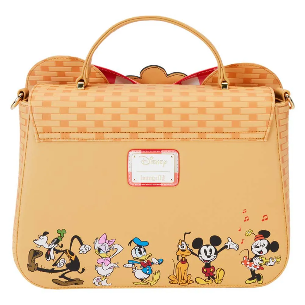 Loungefly Minnie Picnic Basket-skuldertaske, Multicolor