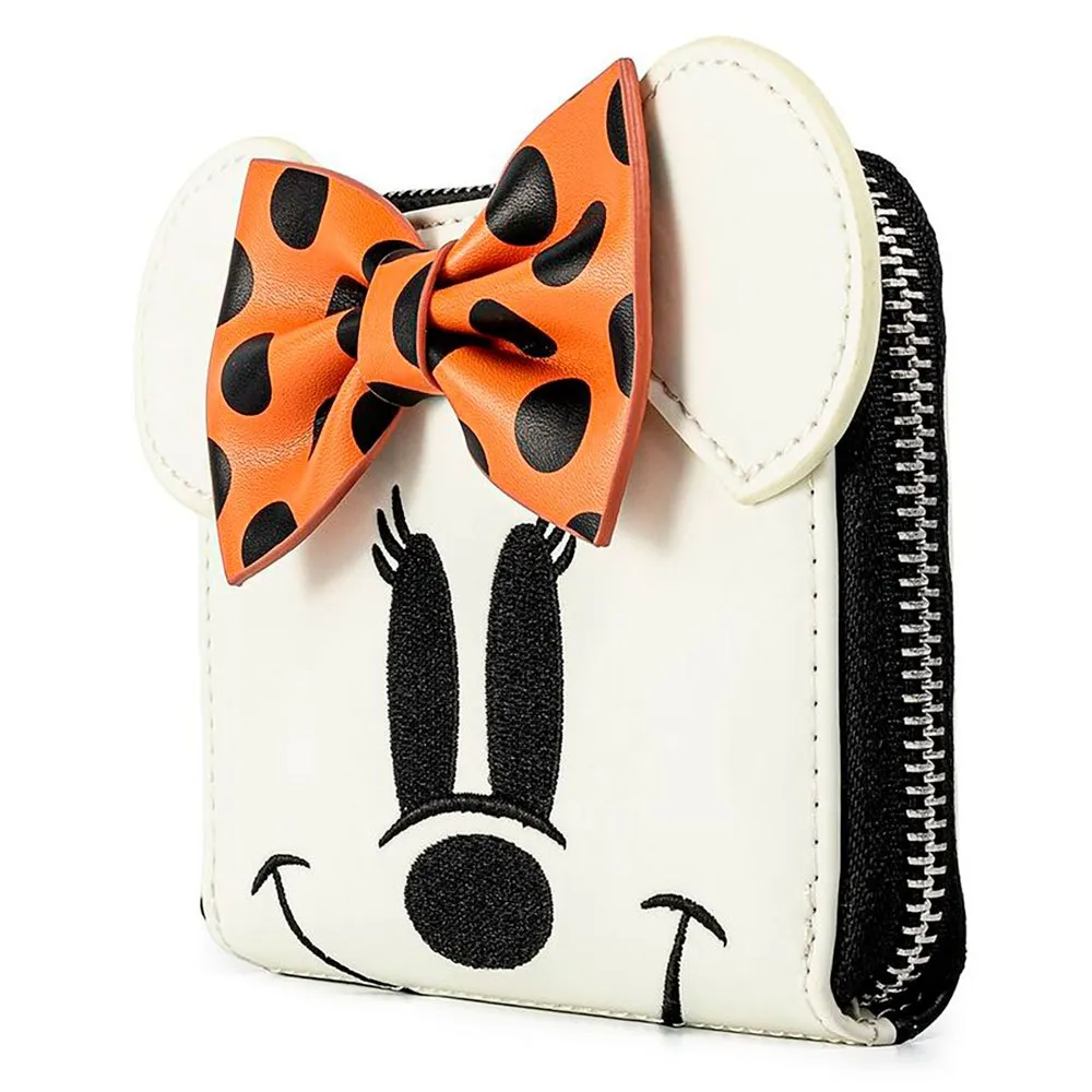 Loungefly Minnies Spøkelse Lommebok, Black / white / orange, One Size