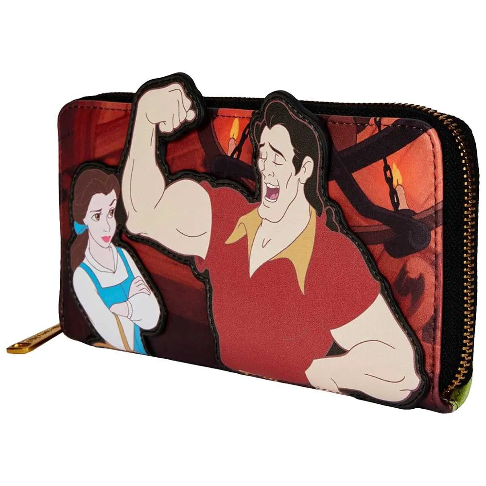 Loungefly Skjønnheten Og Udyret Gaston Disney Lommebok, Multicolor, One Size
