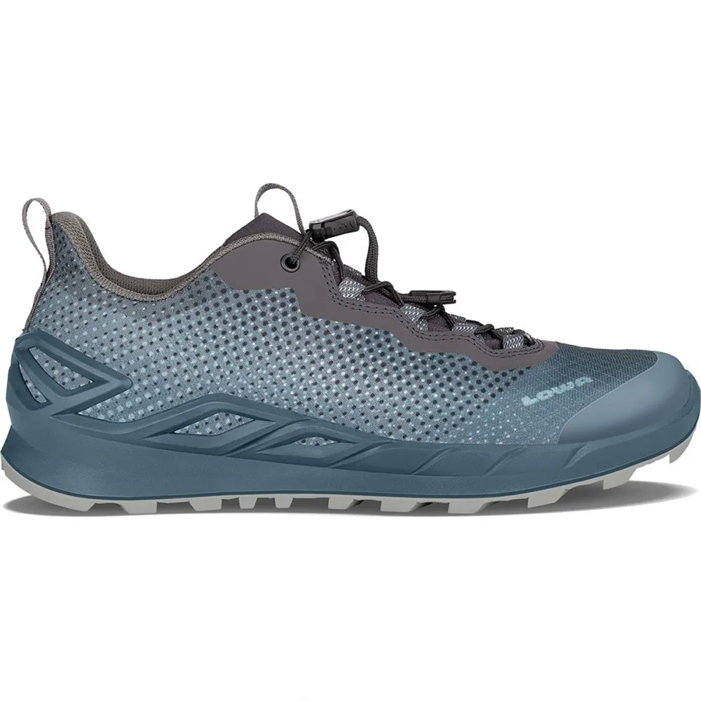 LOWA Merger Goretex Lo Tursko Refurbished, Lightblue / petrol LOWA Merger Goretex Lo Tursko Refurbished, Lightblue / petrol