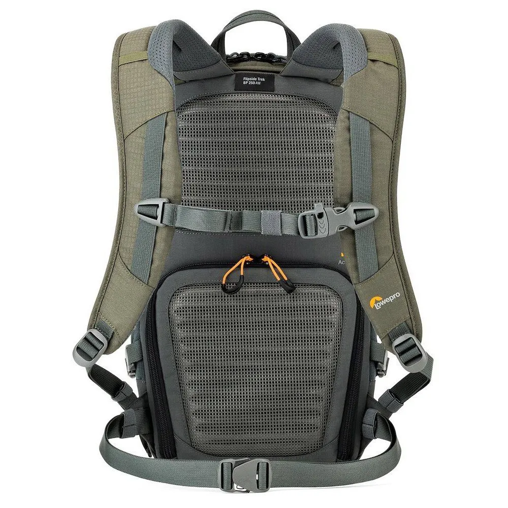 Lowepro Flipside Trek 250 Aw Ryggsekk, Green / grey Lowepro Flipside Trek 250 Aw Ryggsekk, Green / grey