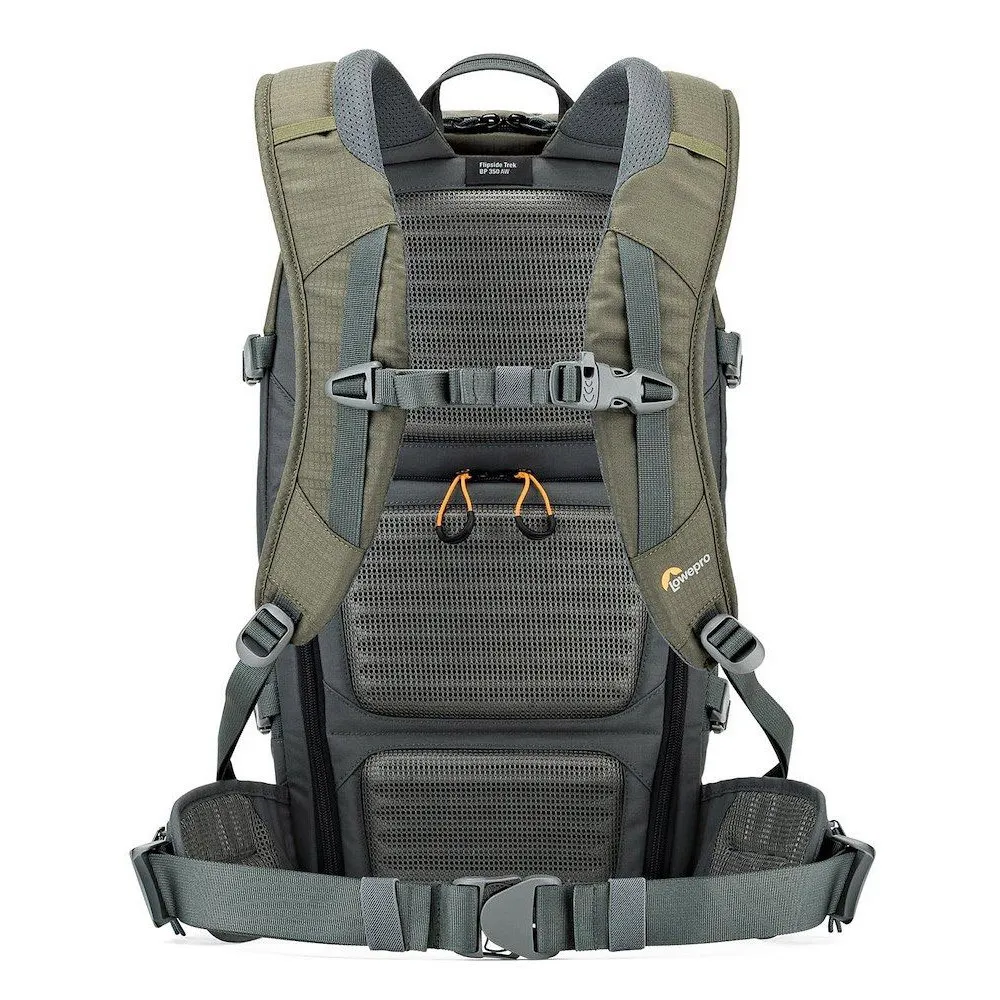 Lowepro Flipside Trek 350 Aw Ryggsekk, Green / grey