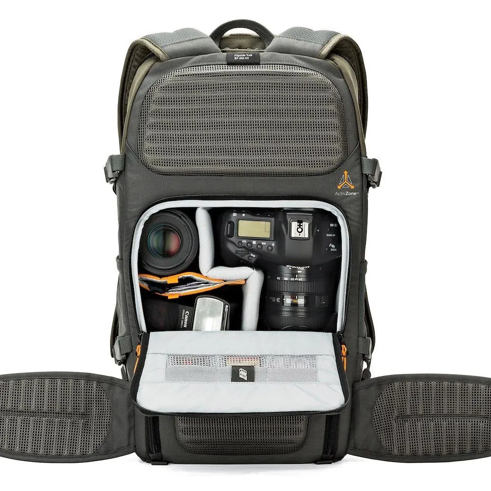 Lowepro Flipside Trek 450 Aw Ryggsekk, Green / grey Lowepro Flipside Trek 450 Aw Ryggsekk, Green / grey