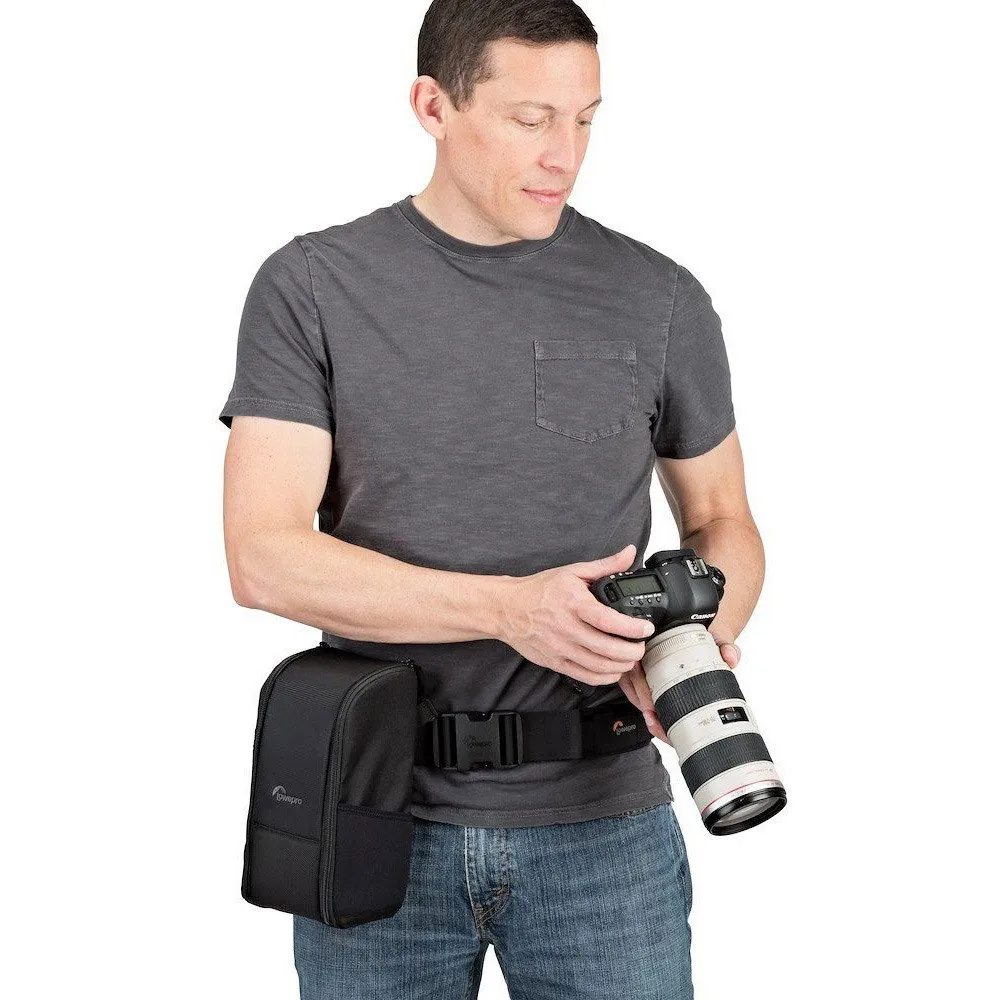 Lowepro Protactic Lens Exchange 200 Aw Veske, Black Lowepro Protactic Lens Exchange 200 Aw Veske, Black