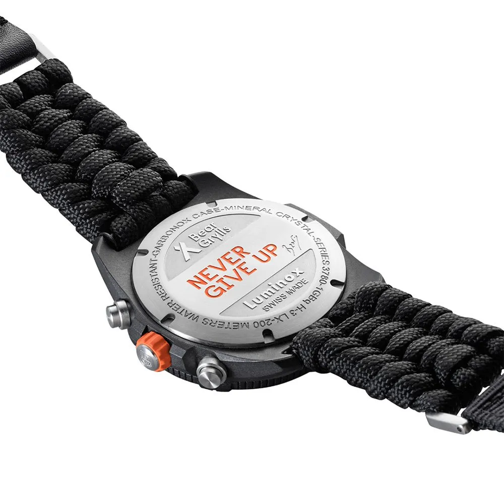 Luminox Bear Grylls Survival Land 3780 Series Rem, Green / paracord black Luminox Bear Grylls Survival Land 3780 Series Rem, Green / paracord black