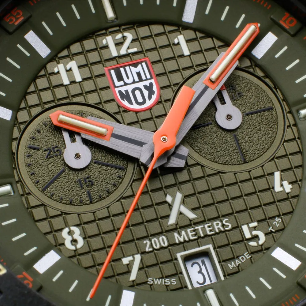 Luminox Bear Grylls Survival Land 3780 Series Rem, Green / paracord black Luminox Bear Grylls Survival Land 3780 Series Rem, Green / paracord black