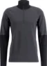 Lundhags Men's Prime Merino Half Zip, Charcoal/black