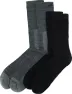 Light grey melange/black