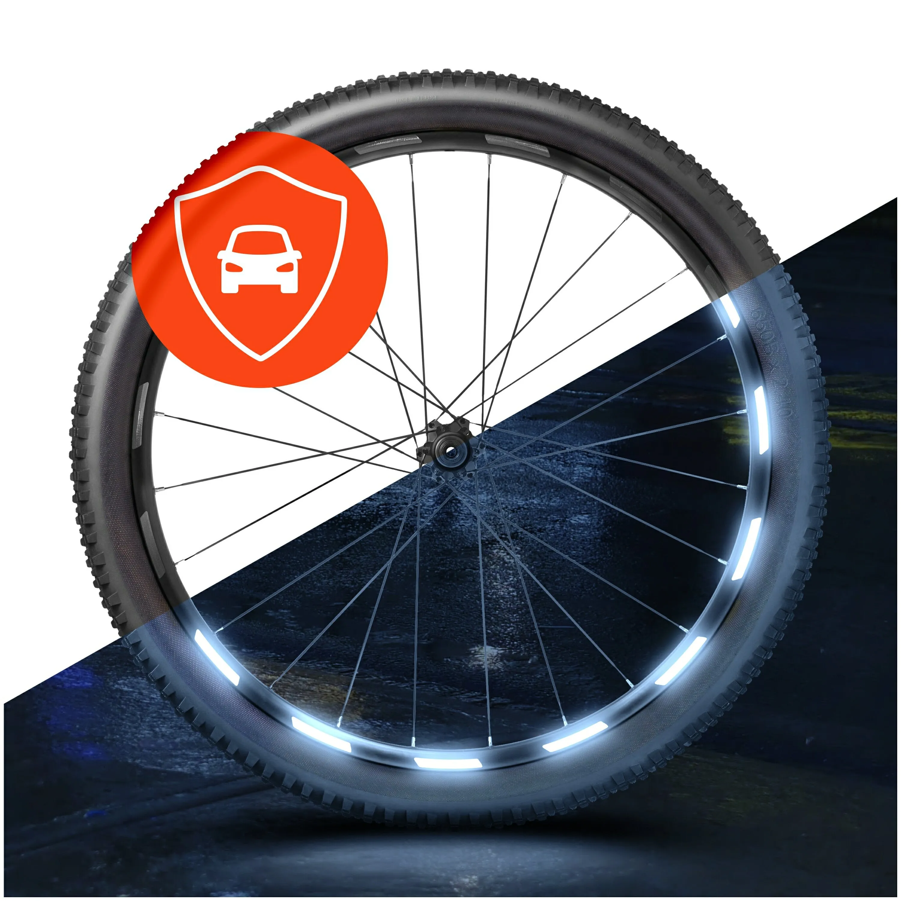 Luxshield Reflekterende 26-29" Felger Klistremerker Luxshield Reflekterende 26-29" Felger Klistremerker