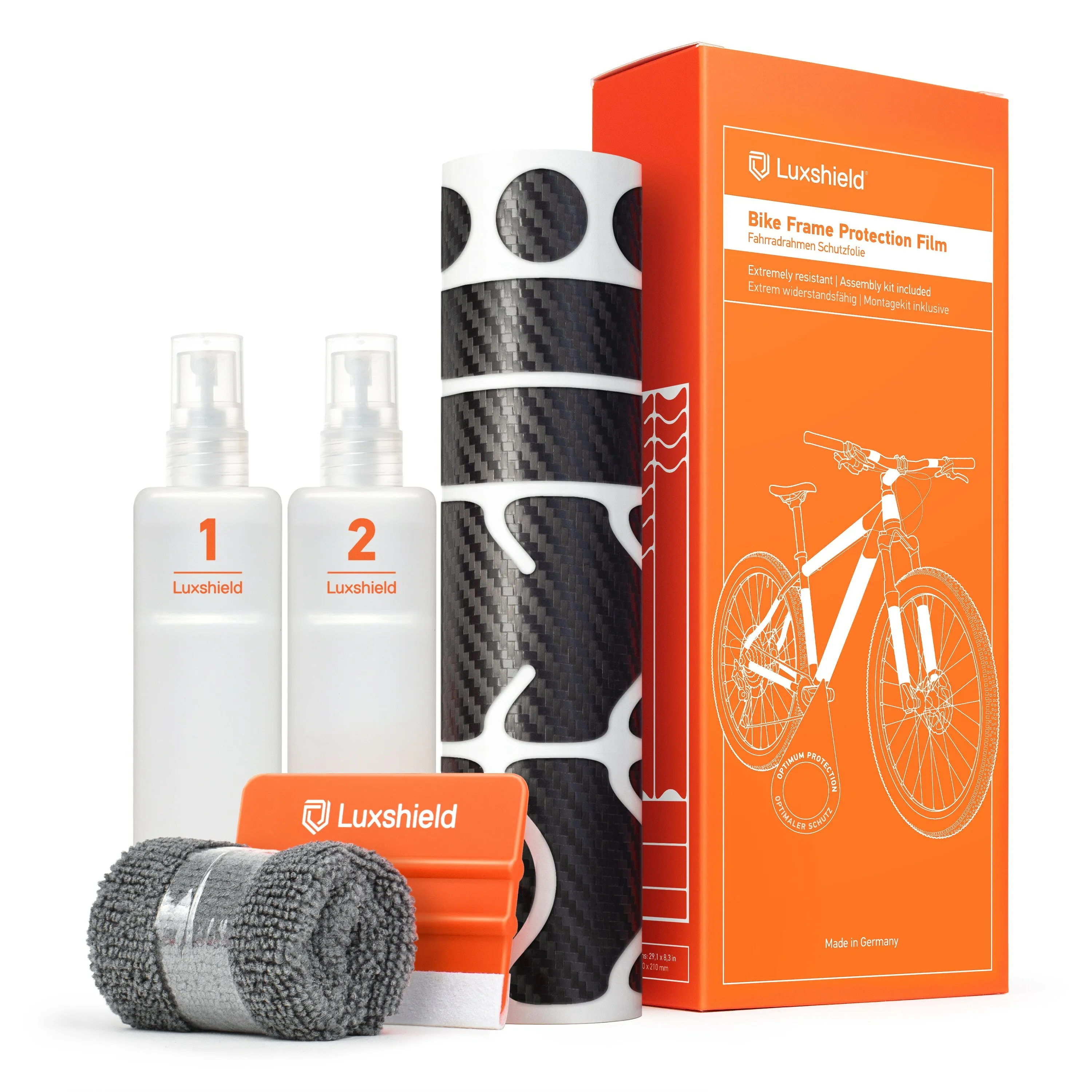 Luxshield Universal Rammebeskytter Kit, Svart Luxshield Universal Rammebeskytter Kit, Svart