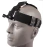 M Tiger Sports Head Strap Elastic Wide - GoPro Compatible (For Sas/Seal), Nocolour, One Size