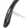 M-Wave 385137 Stænkskærm, Black, One Size