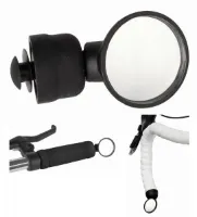 M-Wave 3D Mirror, 35mm diameter Sykkelspeil