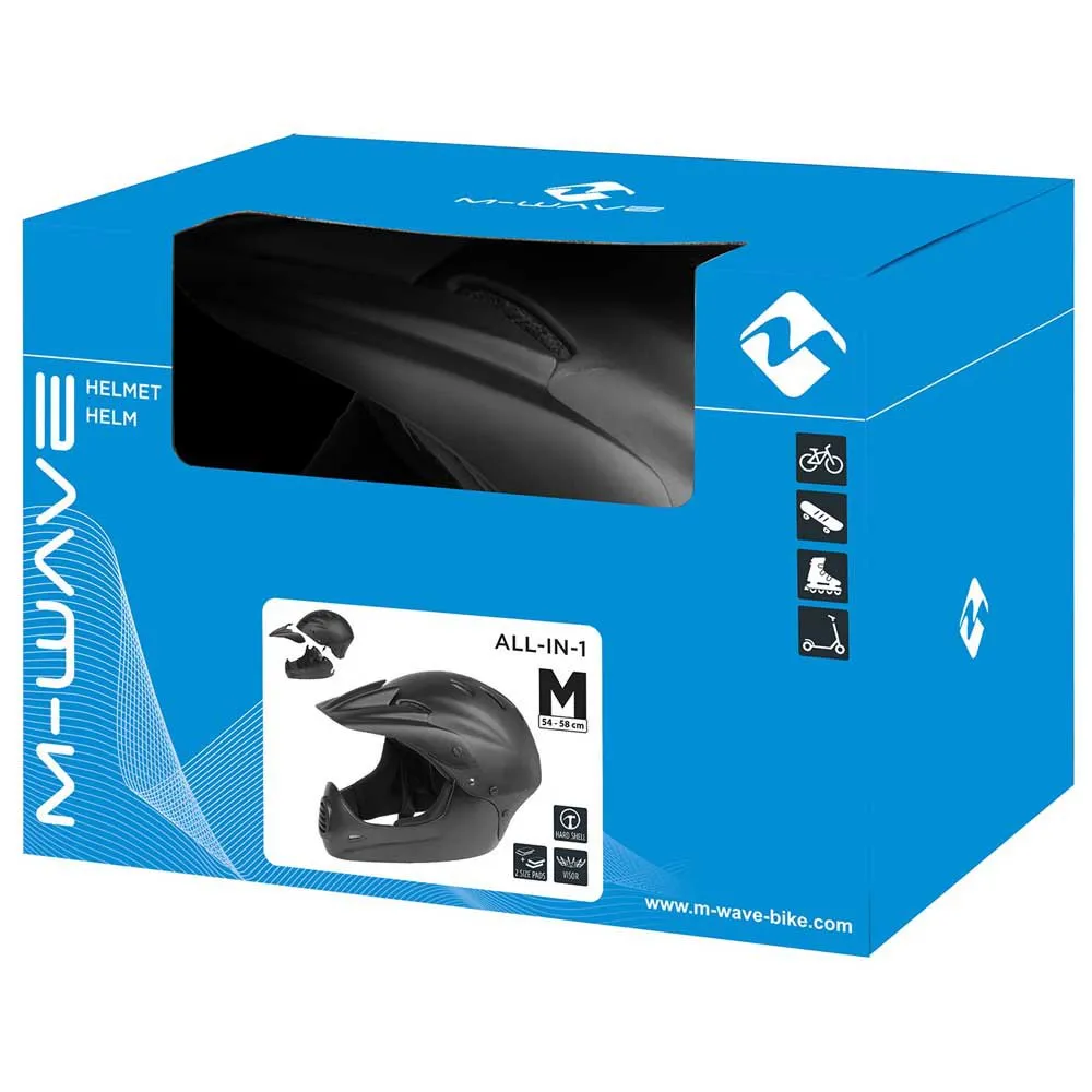 M-Wave All In 1 Nedoverbakke Hjelm M-Wave All In 1 Nedoverbakke Hjelm