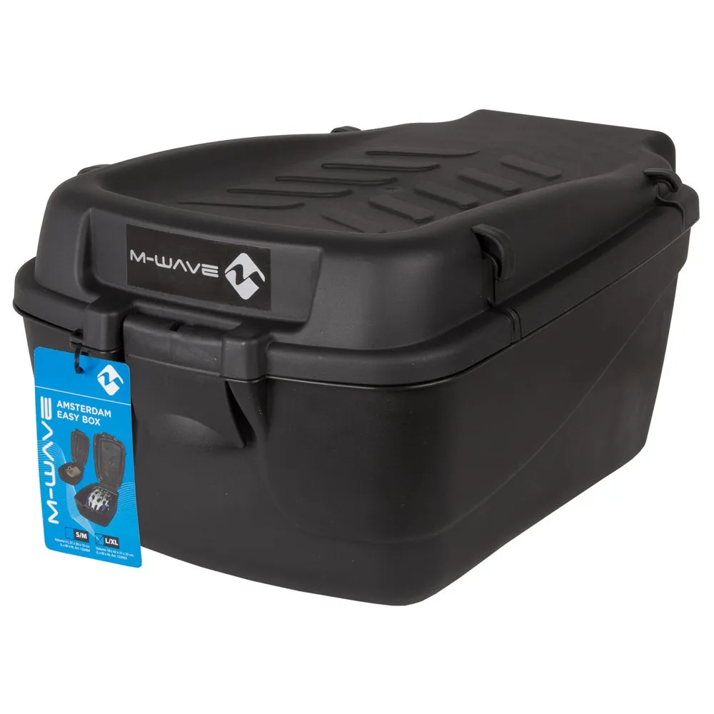 M-Wave Amsterdam Easy Box Sykkelveske 18l, Black, One Size