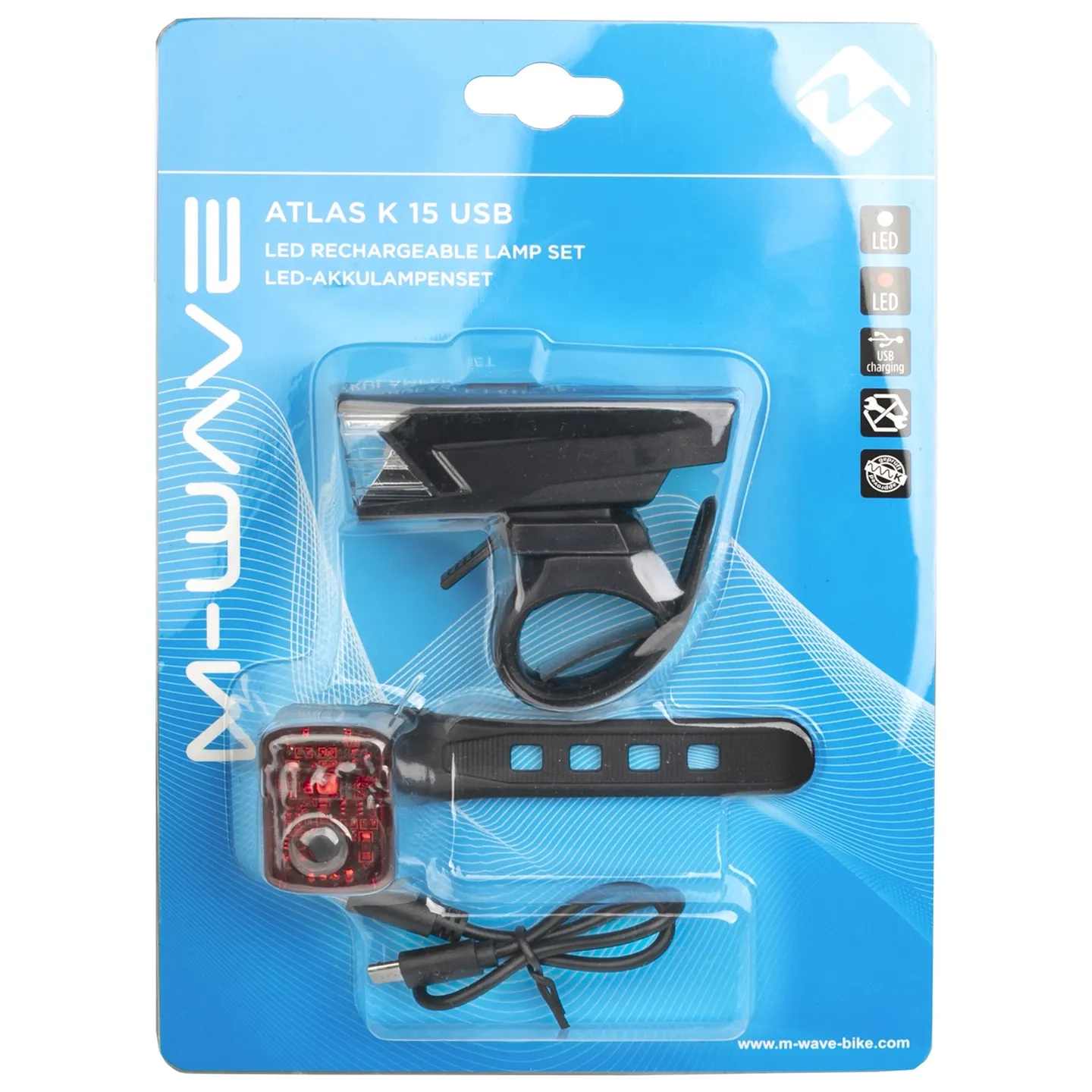 M-Wave Atlas K15 Lyssett, Black, 70 Lysstyrker M-Wave Atlas K15 Lyssett, Black, 70 Lysstyrker