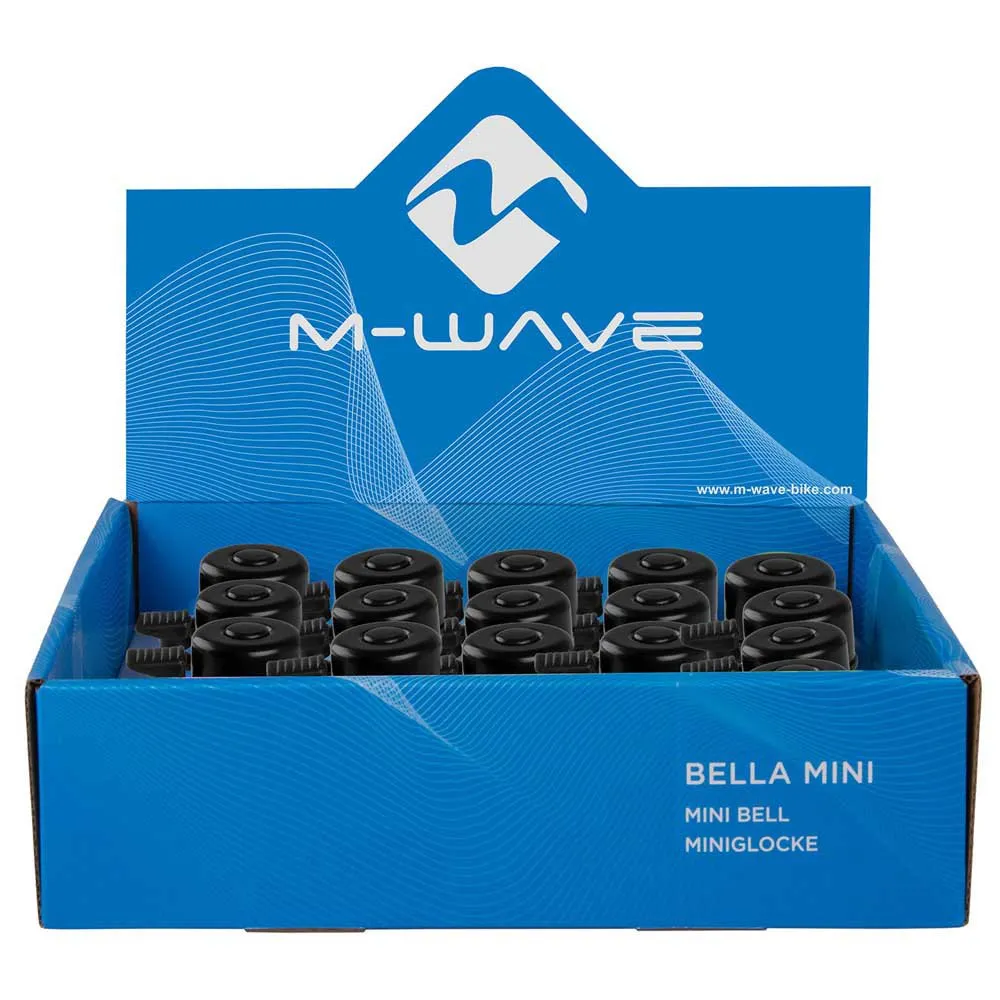 M-Wave Bella Mini Sykkelklokke, Black, One Size