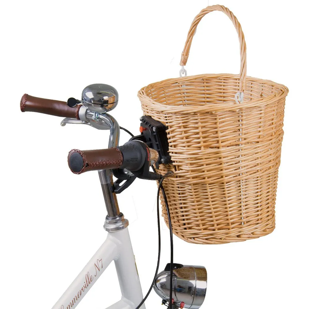 M-Wave Clip Bar Wicker Kurv, Black, One Size