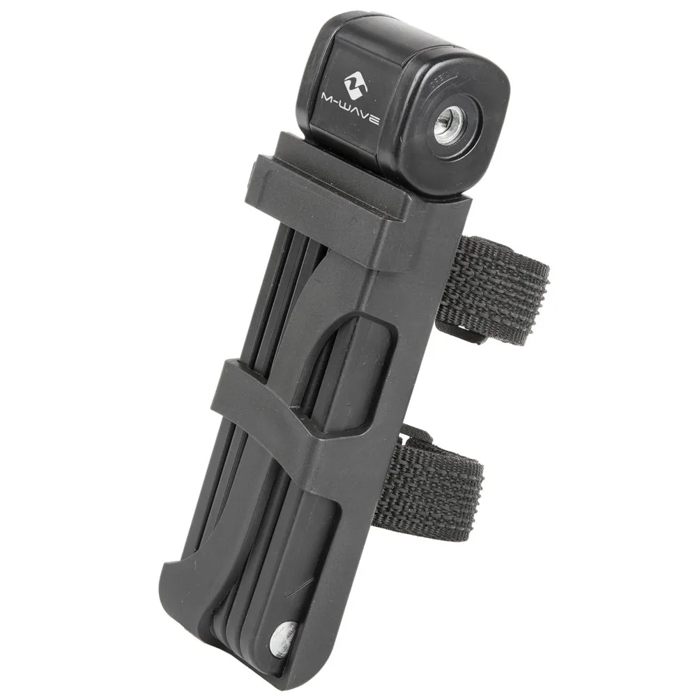 M-Wave F8756 Foldbar Sykkellås, Black, 875mm