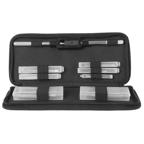 M-Wave Gjengeverktøysett, Black, One Size