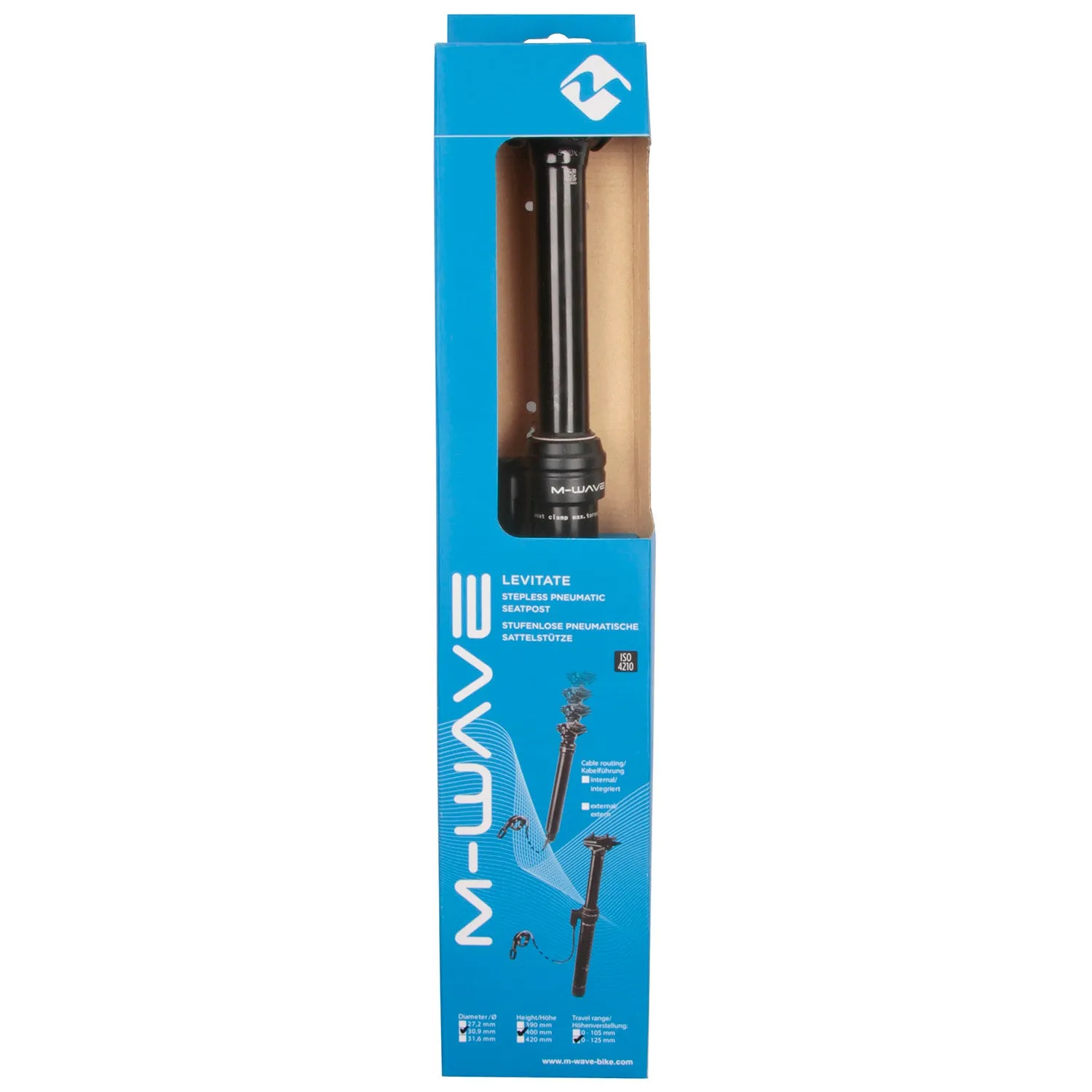 M-Wave Levitate C 125mm Justerbar ekstern setepinne M-Wave Levitate C 125mm Justerbar ekstern setepinne