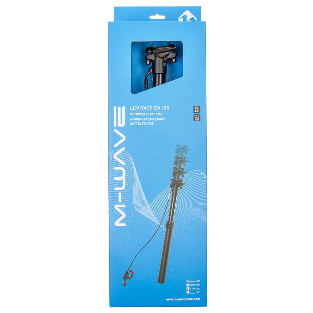M-Wave Levitate Ex 125 Hight Adjustable 125 Mm Dropper Setepinne Refurbished, Matt black, 280-405mm M-Wave Levitate Ex 125 Hight Adjustable 125 Mm Dropper Setepinne Refurbished, Matt black, 280-405mm