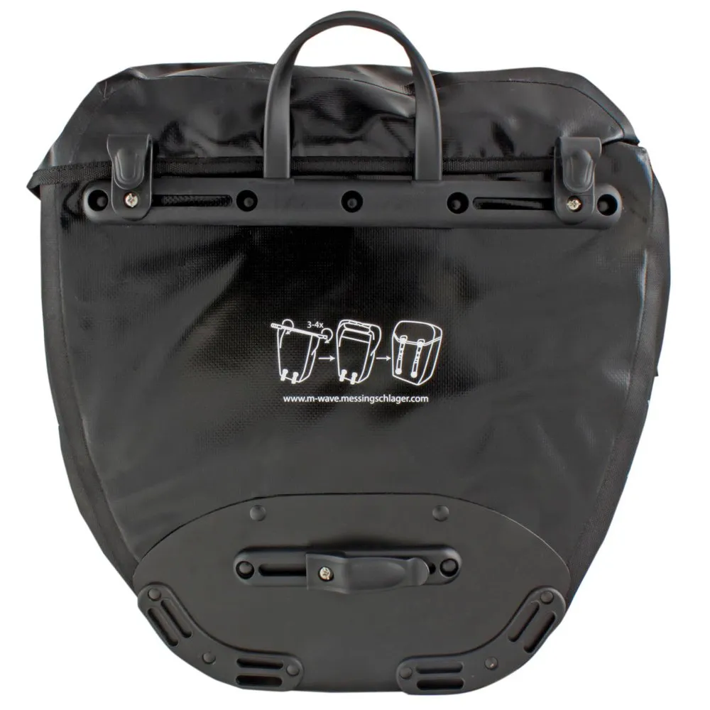 M-Wave Montreal 2x20l Sykkelvesker, Black, One Size M-Wave Montreal 2x20l Sykkelvesker, Black, One Size