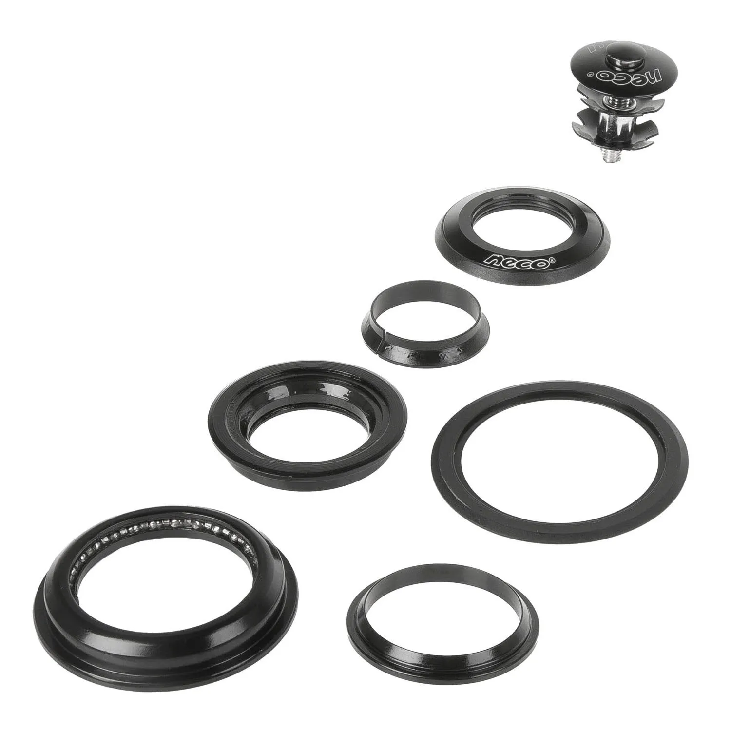 M-Wave Neco Semi-Integrert ZS44/28.6-ZS56/40 Styrelagersett
