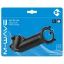 M-Wave Piantone Hset 1/8 Sykkelstyrestem, Black, 100mm