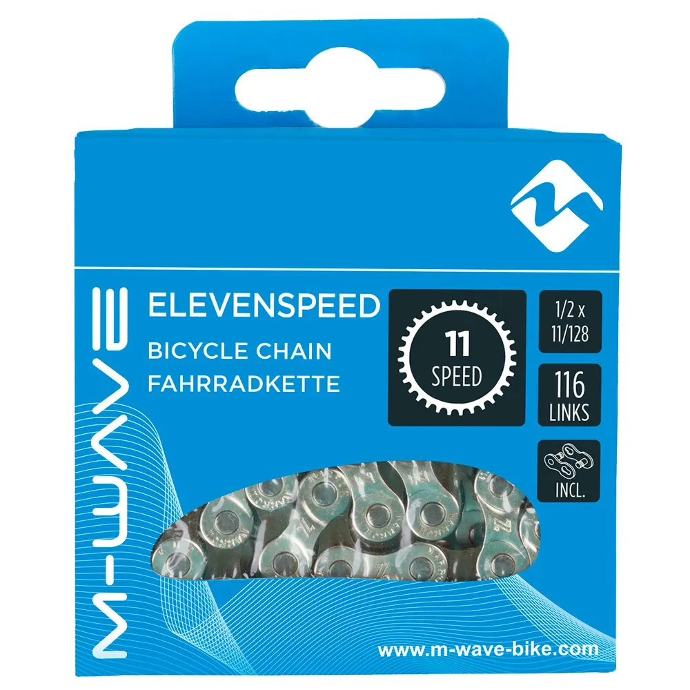 M-Wave Road/mtb Kjede, Grey, 116 Links
