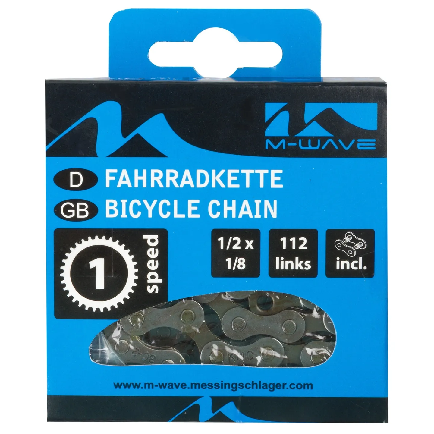 M-Wave Singlespeed Kjede 1/2x1/8