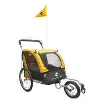 M-Wave Stalwart 3 In 1 Junior Sykkelvogn