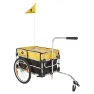 M-Wave Stalwart Carry Fold Bagasjehenger, Black / yellow, Max 45kg