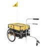 M-Wave Stalwart Carry Fold Bagasjehenger, Black / yellow, Max 45kg