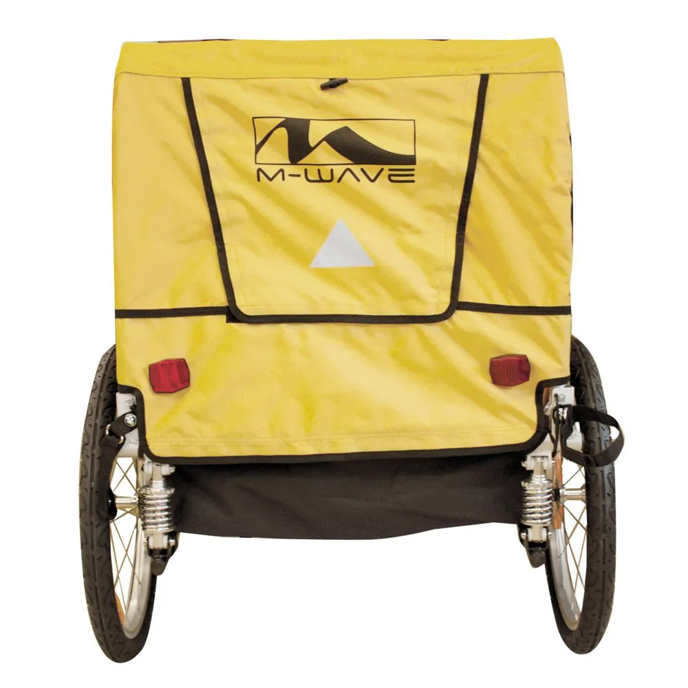 M-Wave Stalwart Kid 2 Sykkelvogn, Black / yellow, Max 20kg M-Wave Stalwart Kid 2 Sykkelvogn, Black / yellow, Max 20kg