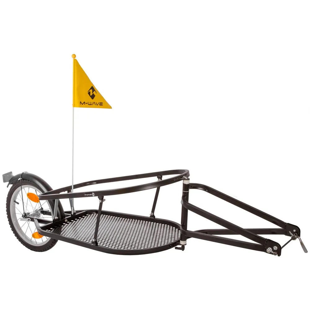M-Wave Stalwart Single 40 Sykkelvogn, Black, Max 27kg