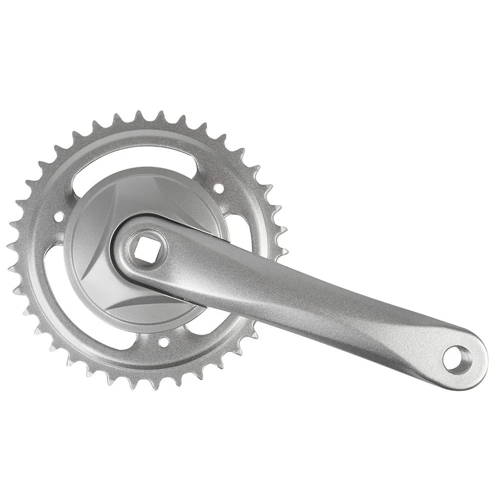 M-Wave Sxt Jis 1s Kranksett, Silver, 170mm, 38t M-Wave Sxt Jis 1s Kranksett, Silver, 170mm, 38t