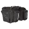 M-Wave Traveller Trippelveske, Black, One Size