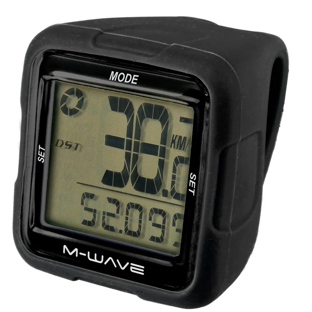 M-Wave Xiv Silicone Sykkelcomputer, Black, One Size