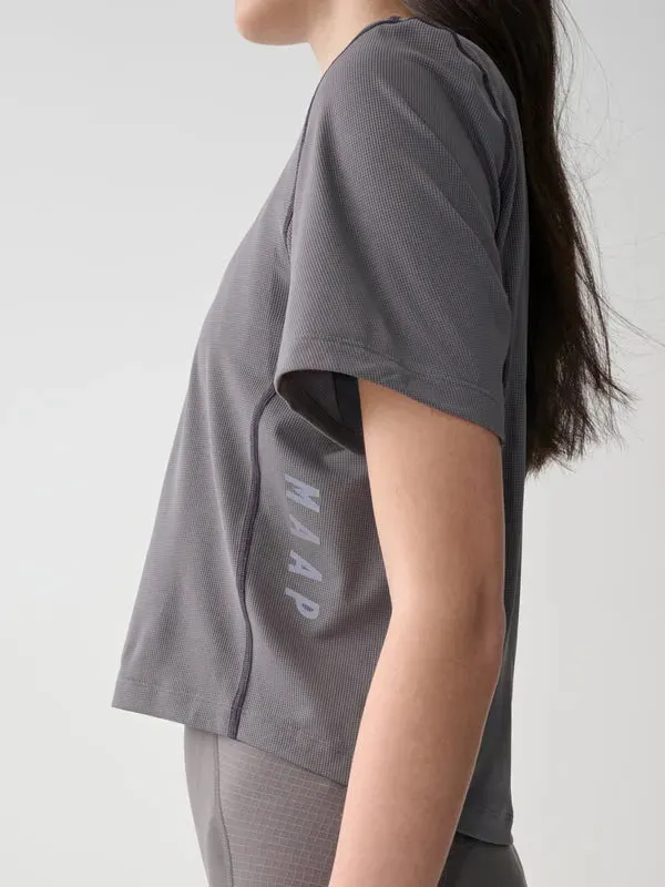 MAAP Women's Alt Road Cropped Tee, Monolith, S MAAP Women's Alt Road Cropped Tee, Monolith, S