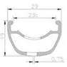 Mach1 5.50 Sl 29 Mtb Felg, Black anodized, 29"-32H