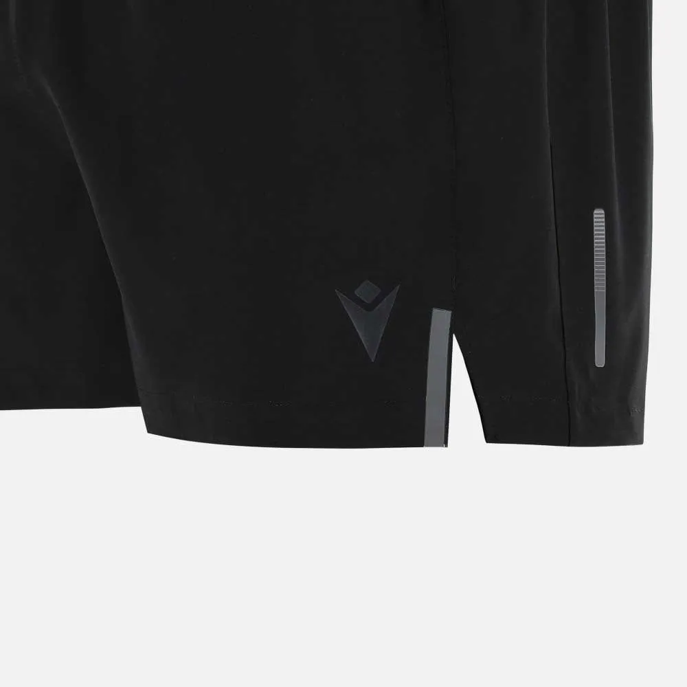 Macron Timon Shorts male, Black / neon yellow