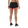 Macron Tricia 2.5 Micro 2-i-1 Shorts female, Black / neon coral