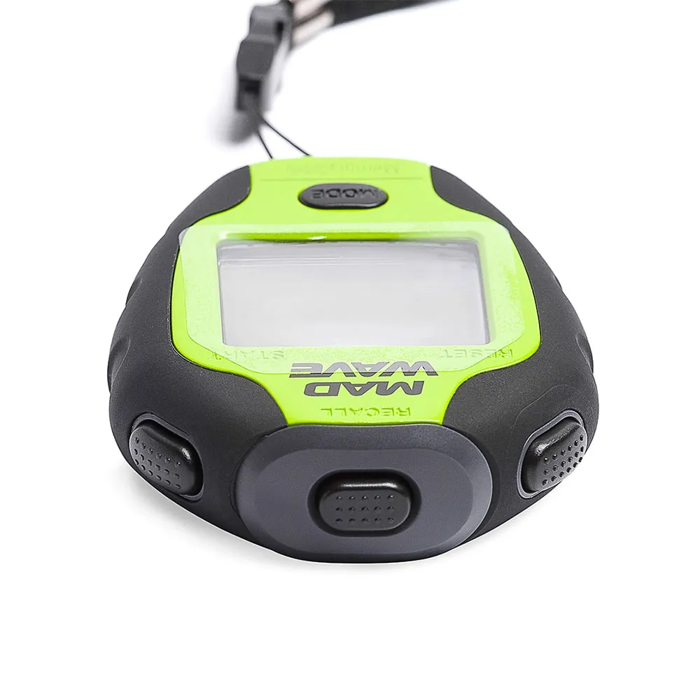 Madwave 200 Memory Stoppeklokke, Green, One Size