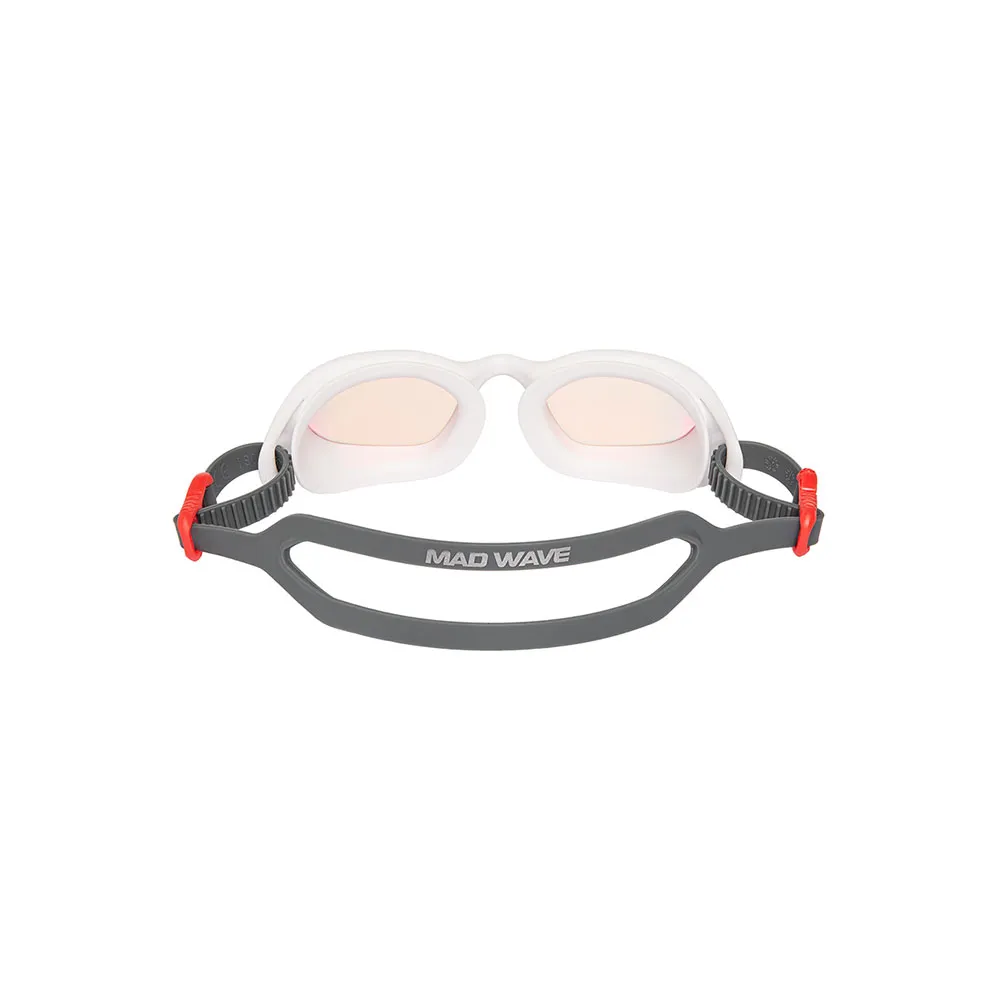 Madwave F Motion Rainbow Speil-svømmebriller unisex, White, One Size