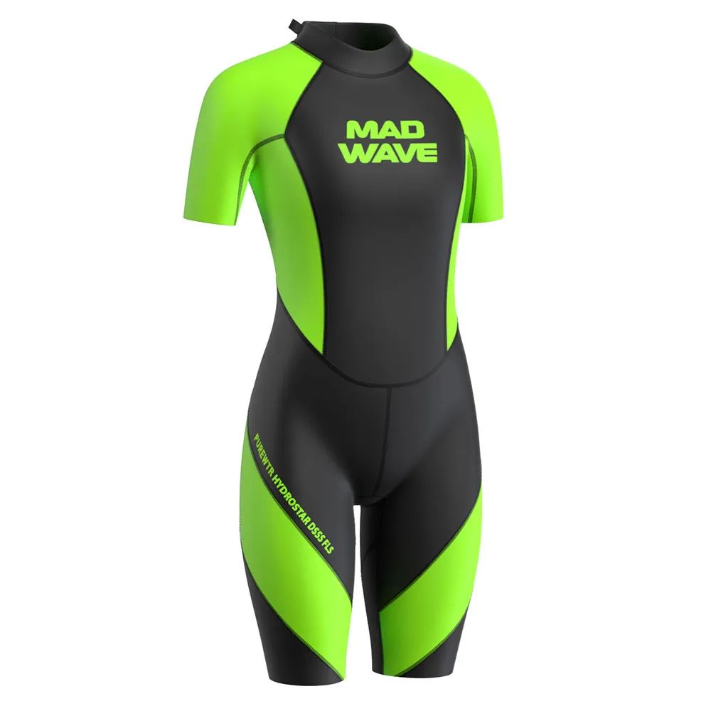 Madwave Opnwtr Hydrostar Dsss Sty Våtdrakt Med Korte Ermer For Kvinner unisex
