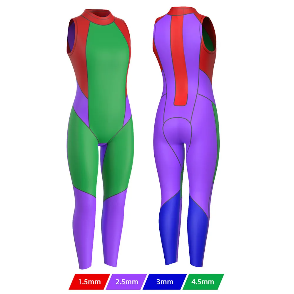 Madwave Opnwtr Wahoo Lgj Våtdrakt I Neopren Uten Ermer Til Dame unisex